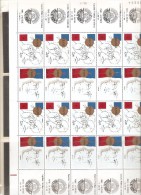 FRANCE  FEUILLE  DE 10 TRIPTYQUES   NEUF ** MNH  N° P2200A  DE  1982 - Feuilles Complètes