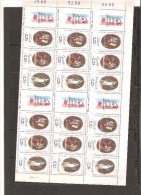 FRANCE  FEUILLE  DE  10 TRIPTYQUES  DE TIMBRES  NEUF ** MNH  N° 2576  DE  1989 - Fogli Completi