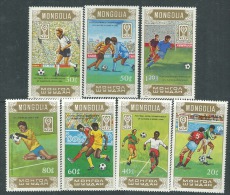 Mongolie N° 1379 / 85 XX Championnat  Du Monde Juniors De Football En U.R.S.S. Les 7 Valeurs Sans Charnière,TB - Nuevos