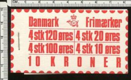 DENMARK/Dänemark 1977 H17 Booklet 10 KRONER FACIT H46** - Carnets