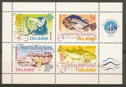 Iceland 1998.  Fish. Souvenir Sheet. Michel  Bl.21 MNH. - Blokken & Velletjes