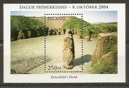 Iceland 2004. Stamp Day. Souvenir Sheet. Michel Bl.36 MNH. - Blocks & Sheetlets