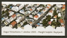 Iceland 2005. Stamp Day. Souvenir Sheet. Michel Bl.38 MNH. - Blokken & Velletjes
