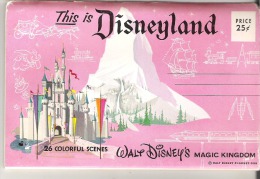 Souvenir Folder Of This Is Disneyland - Disneyland