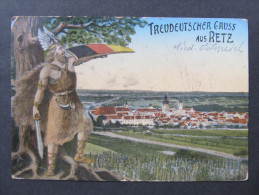 AK RETZ B.Hollabrunn Treudeutscher Gruss 1912 /// D*18361 - Hollabrunn