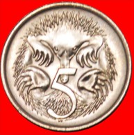 * ECHIDNAS (1966-2022): AUSTRALIA ★ 5 CENTS 1980! MINT LUSTRE! LOW START★ NO RESERVE! - 5 Cents