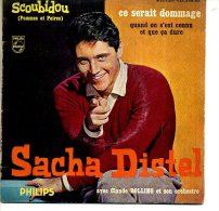 SACHA DISTEL SCOUBIDOU 1959 TOP - Ediciones De Colección