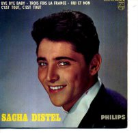 SACHA DISTEL BYE BYE BABY  1959 TOP - Collectors