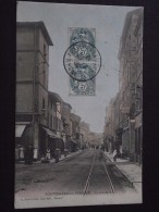 PONTCHARRA-sur-TURDINE (Rhône) - La Grande Rue - Commerces - Animée - Voyagée Le 25 Février 1906 - Pontcharra-sur-Turdine