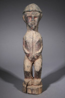 Art Africain Statue Baoulé Primitive - Afrikanische Kunst