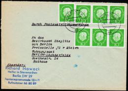 1959. 7X 10 Pf. Heuss. BERLIN-SW 30.12.59.  (Michel: 183/183) - JF181545 - Covers & Documents