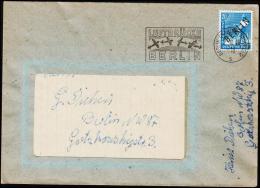 1948. BERLIN. Black Overprint. 20 Pf. BERLIN CHARLOTTENBURG LUFTBRÜCKE BERLIN 2 10 48. ... (Michel: 8) - JF181550 - Brieven En Documenten