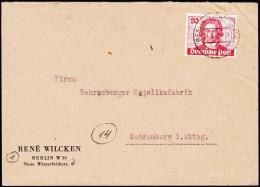 1949. Goethe 20 Pf. BERLIN LICHTENRADE 31.8.49.  (Michel: 62) - JF181527 - Lettres & Documents