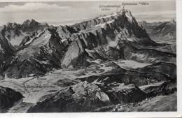 Reliefbild Des Zugspitzmassives Mit Eingezeichneter Trasse Der Zugspitzbahn - 1935 Nach Steinwiesen - Zugspitze