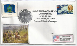 Lewis & Clark,First American Expedition To Cross The United States 1803-1805 (bicentenary), Special Postmark On Letter - Indios Americanas