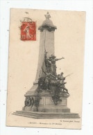 G-I-E , Cp , 87 , LIMOGES , Militaria , Monument Du 71 E Mobiles , Voyagée 1913 - Limoges