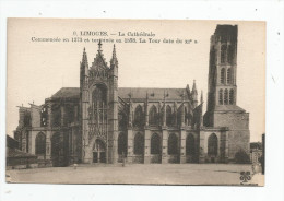 G-I-E , Cp , 87 , LIMOGES , La Cathédrale , La Tour Date Du XI E S. , Vierge - Limoges