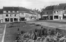 LA LOUPE LA PLACE DE L'HOTEL DE VILLE ET SES PARTERRES - La Loupe