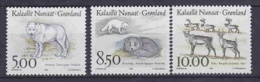 Greenland 1993 Terrestrial Animals 3v ** Mnh (26516) - Unused Stamps