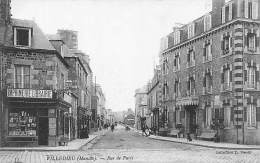 Villedieu Les Poêles    50      Rue De Paris. Imprimerie Librairie Et Hôtel Du Louvre - Villedieu