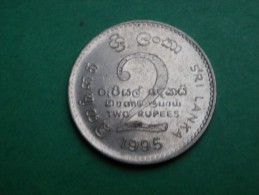 SRI LANKA - - 2 RUPEE 1995  -FAO 50°anniversaire      KM 155 - Sri Lanka