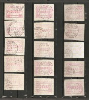 SUIZA. LOTE SELLOS DE DISTRIBUIDORES. - Automatic Stamps