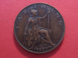 Grande-Bretagne - UK - Farthing 1903 Edward VII 5172 - B. 1 Farthing