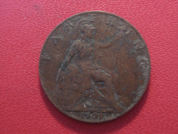 Grande-Bretagne - UK - Farthing 1909 Edward VII 5168 - B. 1 Farthing