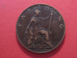 Grande-Bretagne - UK - Farthing 1903 Edward VII 5221 - B. 1 Farthing