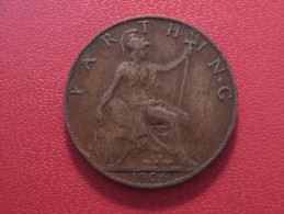 Grande-Bretagne - UK - Farthing 1906 Edward VII 5229 - B. 1 Farthing