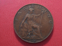 Grande-Bretagne - UK - Farthing 1909 Edward VII 5225 - B. 1 Farthing