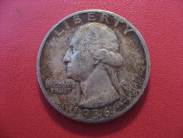 Etats-Unis - USA - Quarter Dollar 1936 Washington 5083 - 1932-1998: Washington