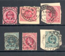 NATAL Used In NATAL (interprovincial Postmarks), 6 Stamps - Natal (1857-1909)