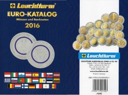 Deutschland EURO Katalog 2016 Für Münzen Numisblätter Numisbriefe Neu 10€ Mit €-Banknoten Coin Numis-catalogue Of EUROPA - Material Und Zubehör