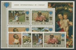 Burundi 1979 Jahr Des Kindes Block 1497/00 Block 109 A Postfrisch (R22030) - Neufs