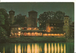 Torino (Piemonte) Castello E Borgo Medioevale Visti Dal Fiume Po, Notturno, Medieval Borough By Night - Fiume Po