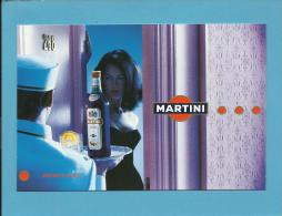 Delcampe - MARTINI - 2004 - Beverly Hills - ADVERTISING - Postcard From PORTUGAL- 2 Scans - Alcools