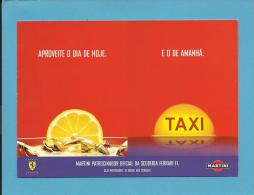 Delcampe - MARTINI E FERRARRI - 2006 - Patrocinador Oficial Da Scuderia F1 - ADVERTISING - From PORTUGAL - Ed. Publicards N.º - Alcools