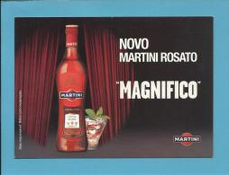 Delcampe - MARTINI - 11 / 2007 - " MAGNIFICO " Novo Rosato - ADVERTISING - From PORTUGAL - Ed. Publicards N.º 1156 - Alcools