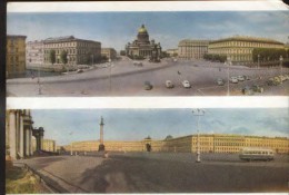 Russia/USSR - Postal Stationery Postcard Unused 1959 - Leningrad - St. Isaac´s Square And Palace Square - 2/scans - 1950-59