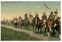 (PH 123) Very Old Postcard - North America - Blackfoot Indians - America