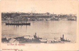03099 "LE PORT DE QUEBEC"   NAVI. CART. SPED. 1908 - Québec – Les Portes