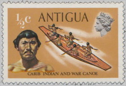 Antigua 1970. ~ YT 232** - Canoë De Combat - 1960-1981 Ministerial Government