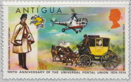 Antigua 1974. ~ YT 325** - Centenaire De L'U.P.U. - 1960-1981 Autonomia Interna