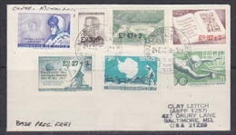 Chile 1973 Base Presidente Frei Cover Ca 24 1 1973 (26524) - Bases Antarctiques