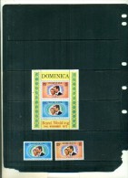 DOMINICA NOCES PRINCESSE ANNA 2 VAL + BF NEUFS - Dominique (...-1978)