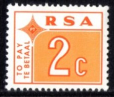 South Africa - 1972 Postage Due 2c (**) # SG D76 , Mi Porto 72 - Impuestos