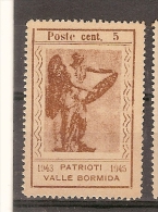 Italy * & Patriota Valle Bormida, Emissões Locais  1943-1945 (9) - Emissions Locales/autonomes