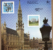 Feuillet FDC Belgica 72 1627 à 1635 Avec Bord De Feuille - 2 Scans - Zonder Classificatie