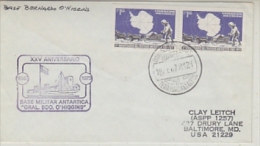 Chile 1973 Antarctica / Base O'Higgins Cover (26525) - Bases Antarctiques